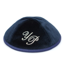 Kippa Velours Bleu marine