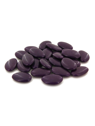 Dragées violet au chocolat
