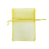 Pochette organza jaune