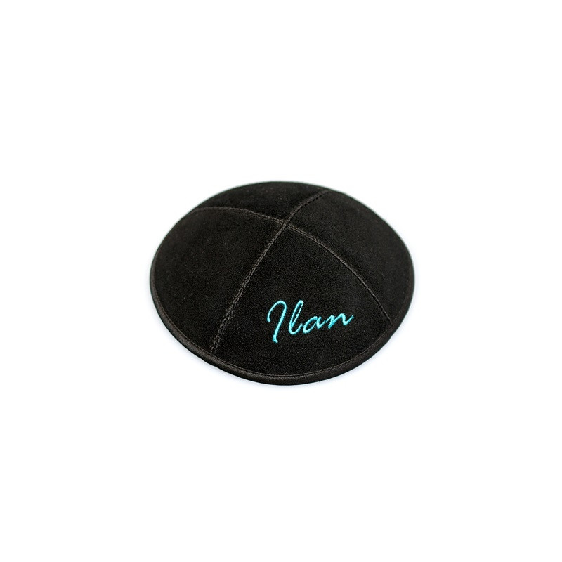 Kippa daim noir