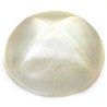 Kippa satin ivoire