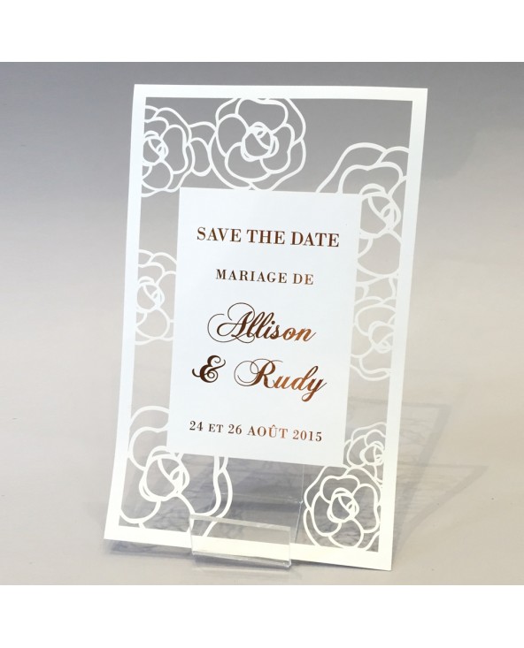 Save the Date mariage / Impression comprise