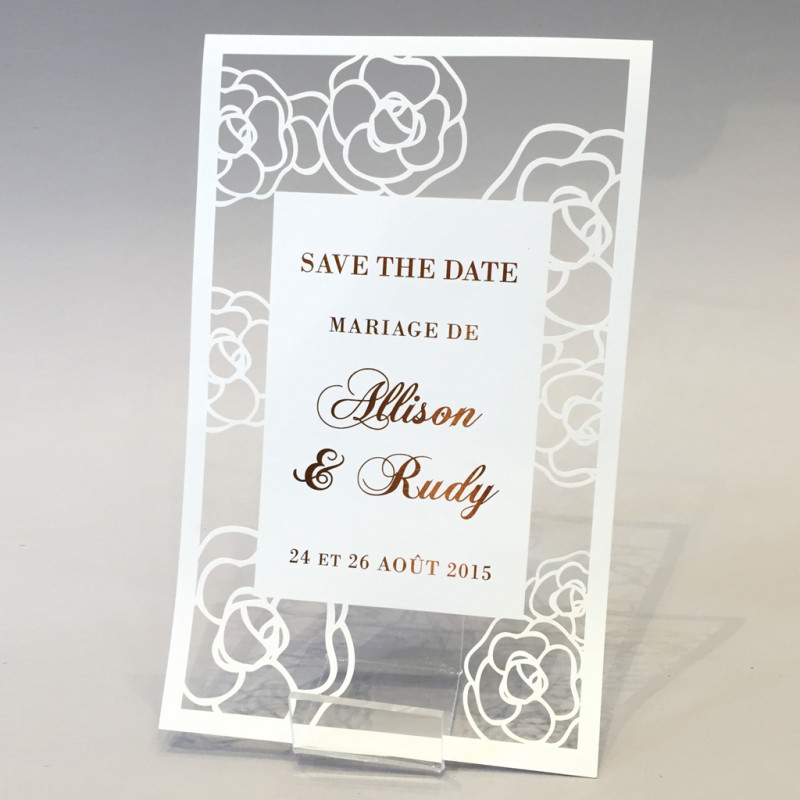 Save the Date mariage / Impression comprise