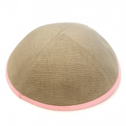 Kippa Lin Taupe, fluo jaune