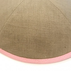 Kippa Lin Taupe, fluo jaune