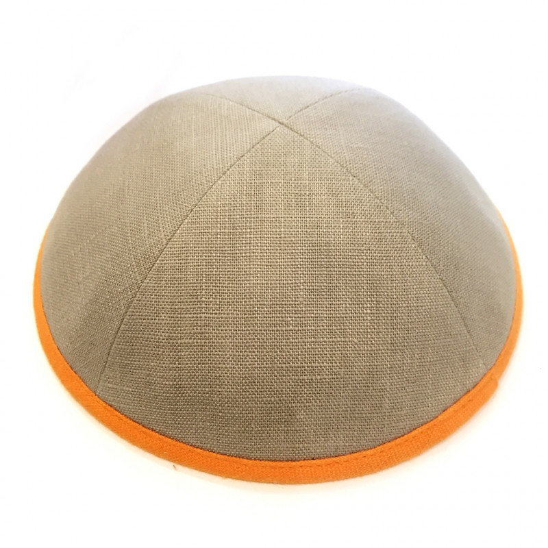 Kippa Lin Taupe, fluo rose