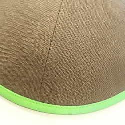 Kippa Lin Taupe, fluo orange