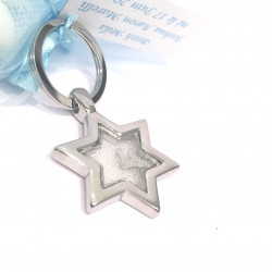 Porte clef Magen David, PERSONNALISATION OFFERTE