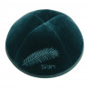 Kippa Velours vert bouteille