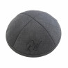 Kippa Super 100 gris - COMPRIS DOUBLE PERSONNALISATION