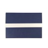 Classique rectangle bleu/ Faire part bar mitsvah