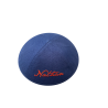 Kippa Lin bleu marine - COMPRIS DOUBLE PERSONNALISATION