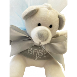 Dragées Naissance Nounours Gris