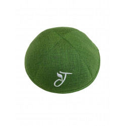 Kippa lin vert - Chic  - 1