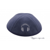 Kippa Velours Bleu Pétrole  - 1