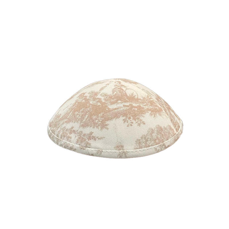 Kippa Toile de Jouy Beige  - 1