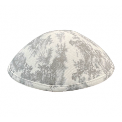 Kippa Toile de Jouy Grise  - 1