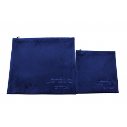 Pochette Talith Téphiline : Bleu Marine VELOUR  - 1