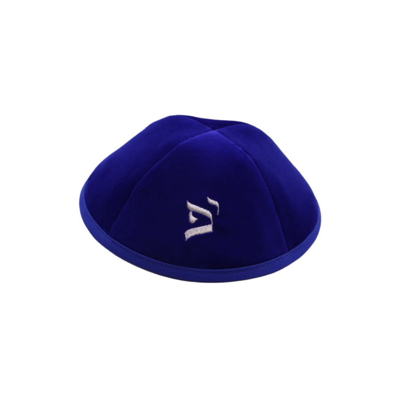 Kippa Velours Bleu  - 3