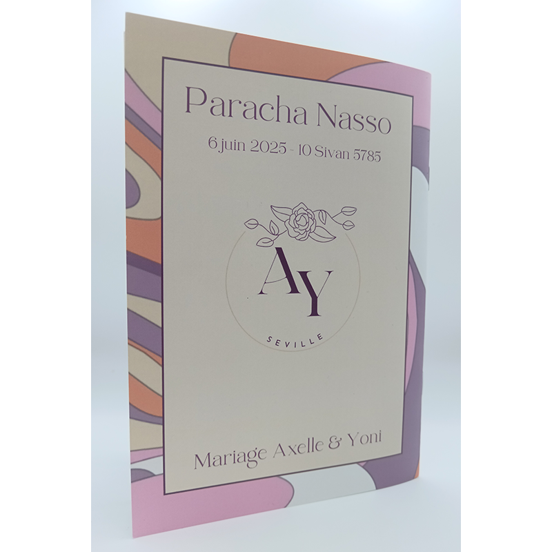 Livret de paracha  Haftara Nasso sur mesure